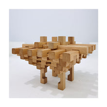 Load image into Gallery viewer, Wooden Stacking Blocks Wood Holder Block Assemble Toy
